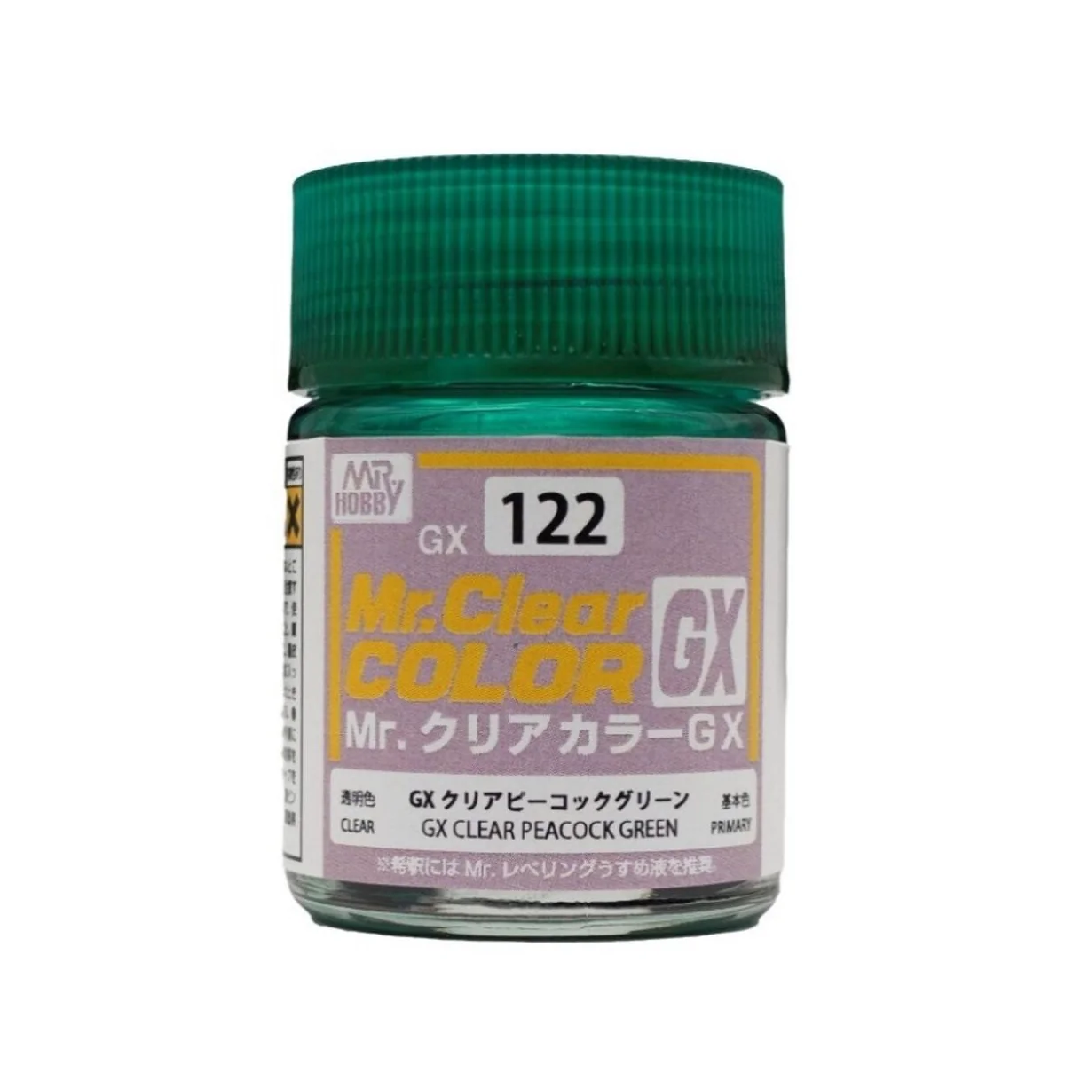 Mr Hobby -Gunze Mr. Color GX Clear Peacock Green (18 ml) - Mr Hobby...