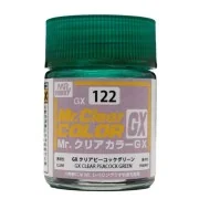 Mr Hobby -Gunze Mr. Color GX Clear Peacock Green (18 ml) - Mr Hobby...