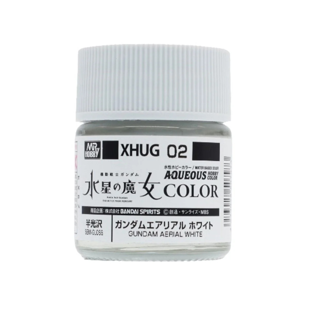 Mr Hobby -Gunze AQUEOUS GUNDAM COLOR (10ml) GUNDAM AERIAL WHITE - M...