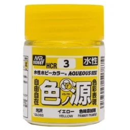 Mr Hobby -Gunze Aqueous Hobby Colors (18 ml) Primary Color Pigment ...