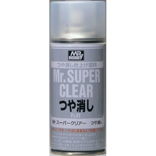 Mr Hobby -Gunze Mr. Super Clear Flat Spray (170 ml) - Mr Hobby - Gu...