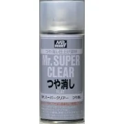 Mr Hobby -Gunze Mr. Super Clear Flat Spray (170 ml) - Mr Hobby - Gu...
