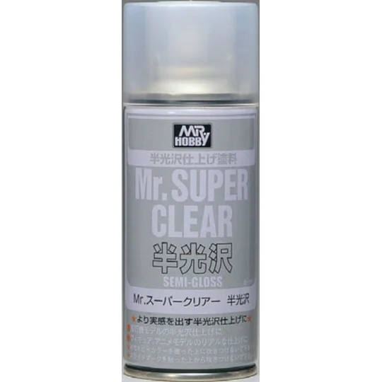 Mr Hobby -Gunze Mr. Super Clear Semi-Gloss Spray (170 ml) - Mr Hobb...