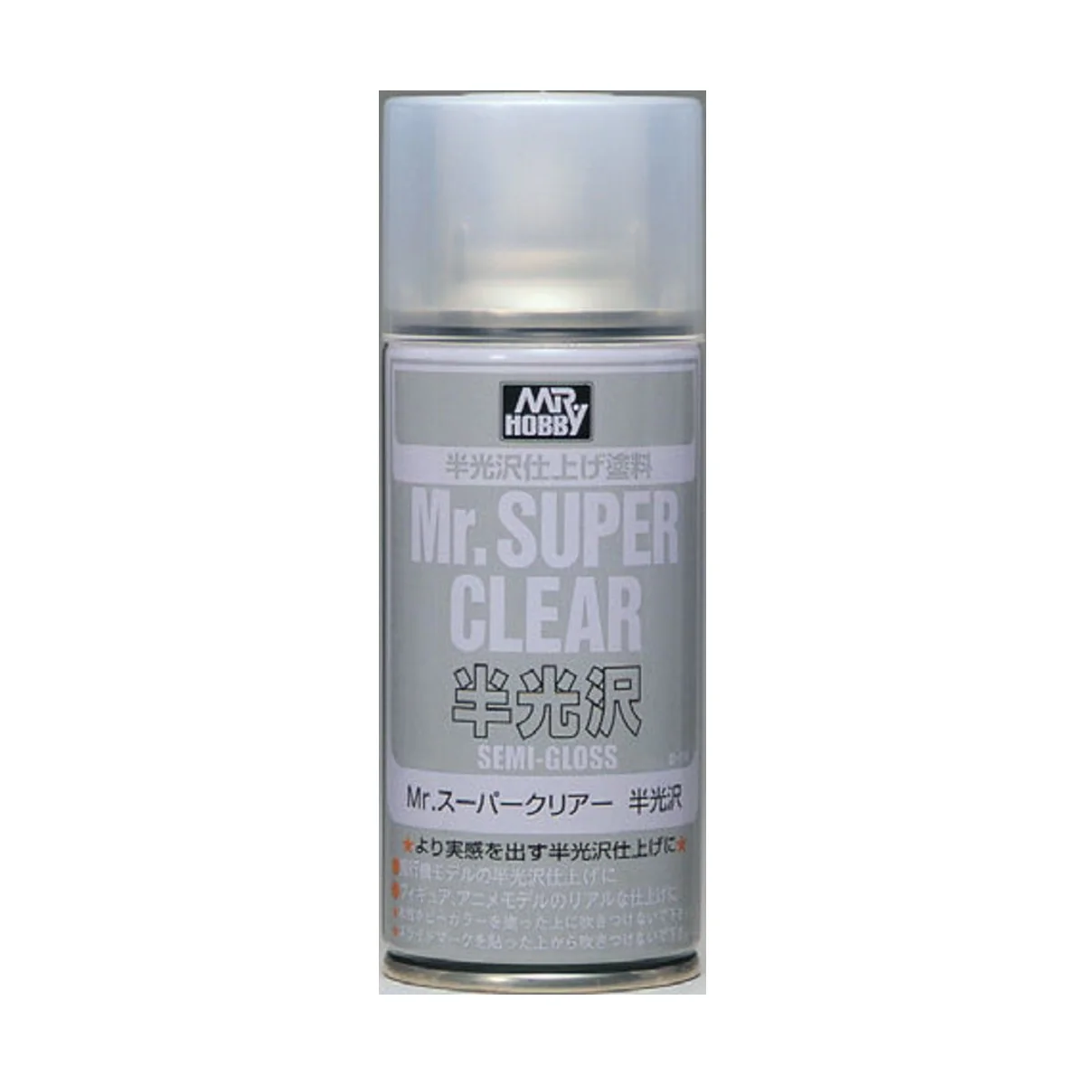 Mr Hobby -Gunze Mr. Super Clear Semi-Gloss Spray (170 ml) - Mr Hobb...