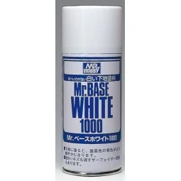 Mr Hobby -Gunze Mr. Base White 1000 Spray (180 ml) - Mr Hobby - Gun...