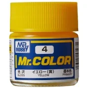 Mr Hobby -Gunze Mr. Color (10 ml) Yellow - Mr Hobby - Gunze C-004 Mr Hobby -Gunze Mr. Color (10 ml) Yellow - Mr Hobby - Gunze C-004