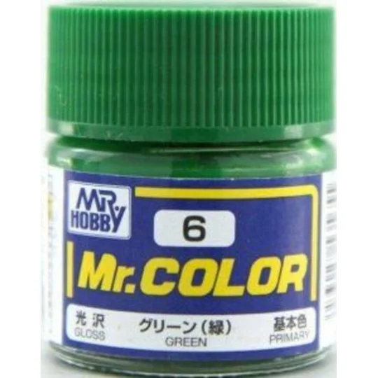 Mr Hobby -Gunze Mr. Color (10 ml) Green - Mr Hobby - Gunze C-006