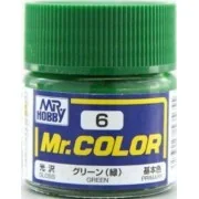 Mr Hobby -Gunze Mr. Color (10 ml) Green - Mr Hobby - Gunze C-006 Mr Hobby -Gunze Mr. Color (10 ml) Green - Mr Hobby - Gunze C-006