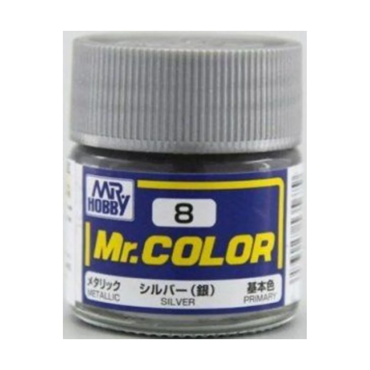 Mr Hobby -Gunze Mr. Color (10 ml) Silver - Mr Hobby - Gunze C-008