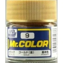 Mr Hobby -Gunze Mr. Color (10 ml) Gold - Mr Hobby - Gunze C-009