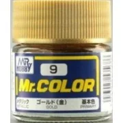Mr Hobby -Gunze Mr. Color (10 ml) Gold - Mr Hobby - Gunze C-009 Mr Hobby -Gunze Mr. Color (10 ml) Gold - Mr Hobby - Gunze C-009