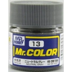Mr Hobby -Gunze Mr. Color (10 ml) Neutral Gray - Mr Hobby - Gunze C...