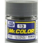 Mr Hobby -Gunze Mr. Color (10 ml) Neutral Gray - Mr Hobby - Gunze C...