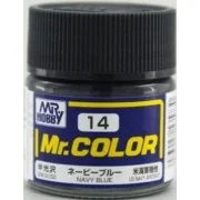 Mr Hobby -Gunze Mr. Color (10 ml) Navy Blue - Mr Hobby - Gunze C-014
