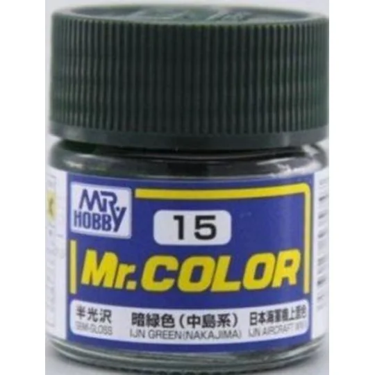 Mr Hobby -Gunze Mr. Color (10 ml) IJN Green (Nakajima) - Mr Hobby -...