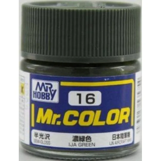 Mr Hobby -Gunze Mr. Color (10 ml) IJA Green - Mr Hobby - Gunze C-016