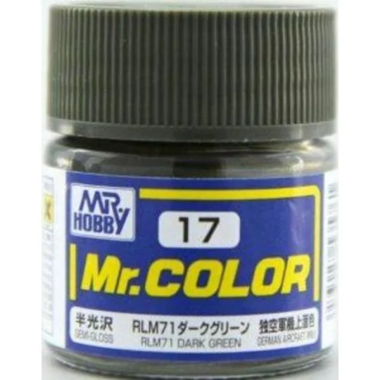 Mr Hobby -Gunze Mr. Color (10 ml) RLM71 Dark Green - Mr Hobby - Gun...