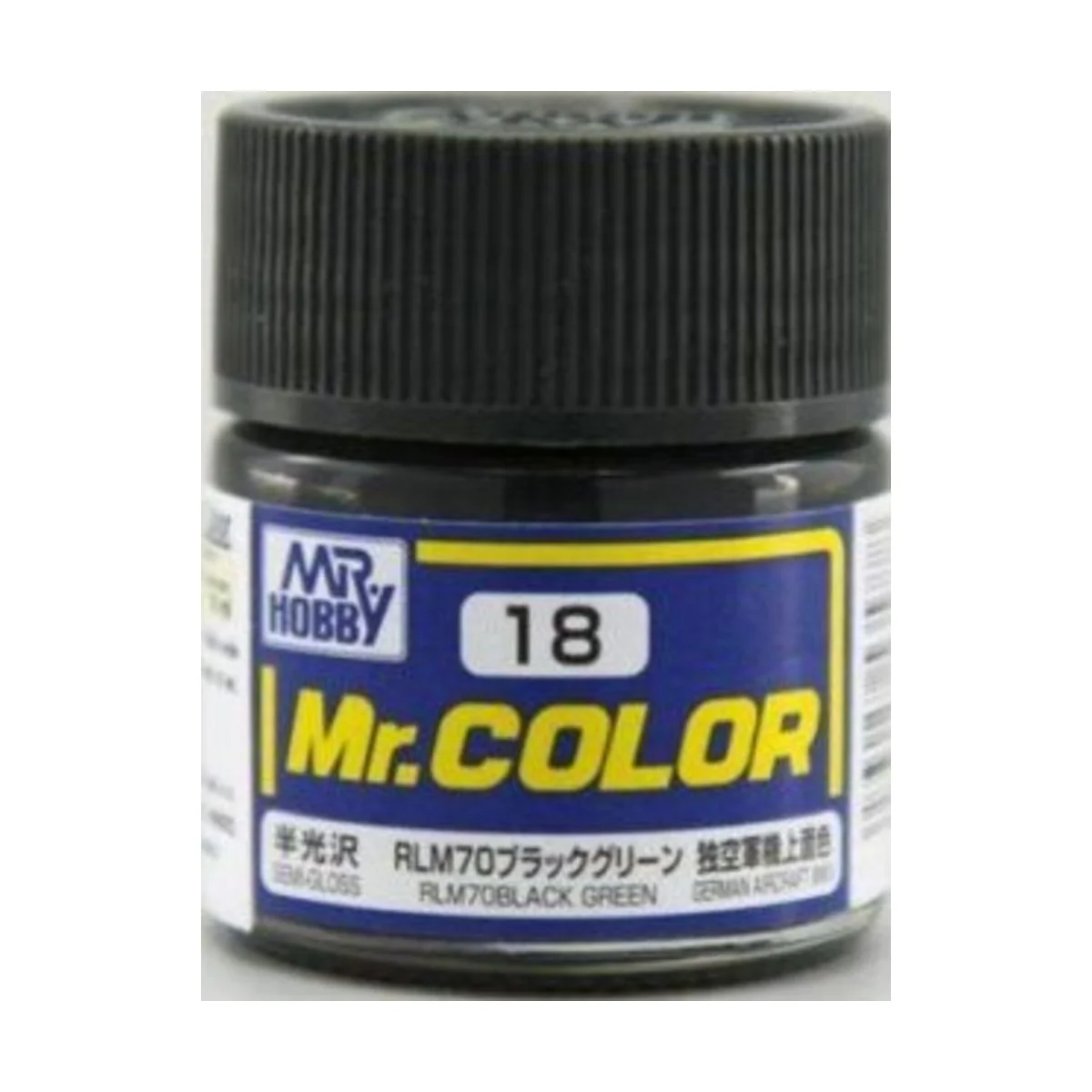 Mr Hobby -Gunze Mr. Color (10 ml) RLM70 Black Green - Mr Hobby - Gu...