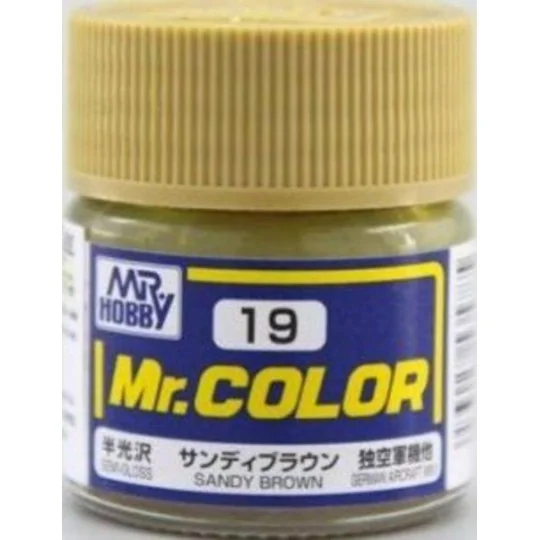 Mr Hobby -Gunze Mr. Color (10 ml) Sandy Brown - Mr Hobby - Gunze C-019