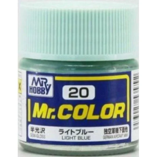 Mr Hobby -Gunze Mr. Color (10 ml) Light Blue - Mr Hobby - Gunze C-020