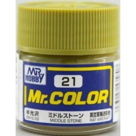 Mr Hobby -Gunze Mr. Color (10 ml) Middle Stone - Mr Hobby - Gunze C...