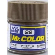 Mr Hobby -Gunze Mr. Color (10 ml) Dark Earth - Mr Hobby - Gunze C-022