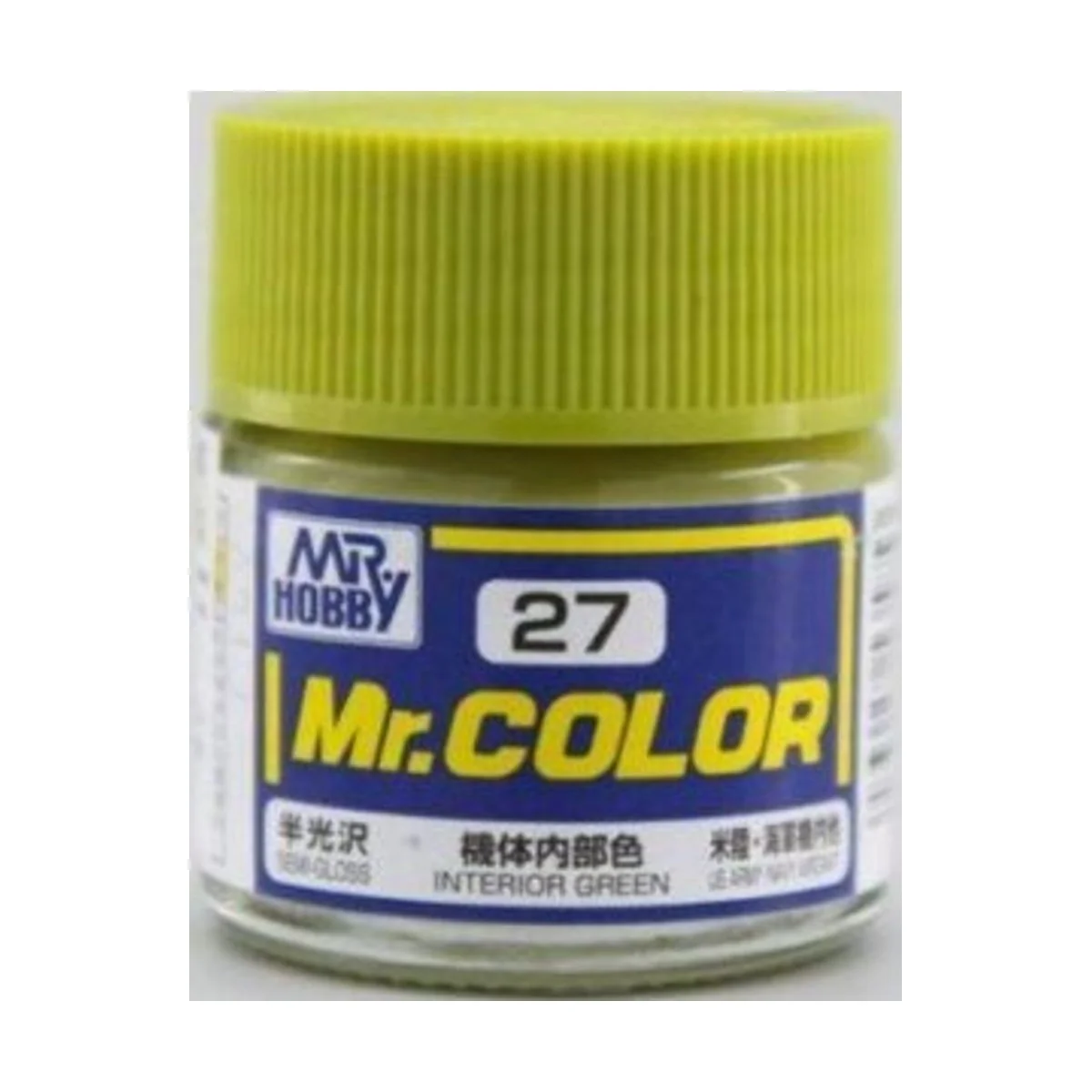 Mr Hobby -Gunze Mr. Color (10 ml) Interior Green - Mr Hobby - Gunze...