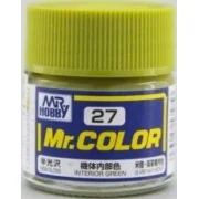 Mr Hobby -Gunze Mr. Color (10 ml) Interior Green - Mr Hobby - Gunze...
