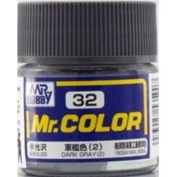 Mr Hobby -Gunze Mr. Color (10 ml) Dark Gray (2) - Mr Hobby - Gunze ...