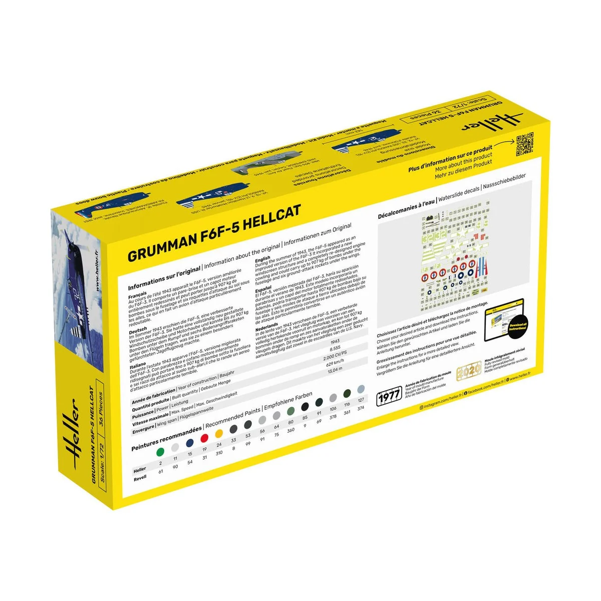 STARTER KIT F6F Hellcat - Heller 56272
