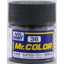 Mr Hobby -Gunze Mr. Color (10 ml) RLM74 Gray Green - Mr Hobby - Gun...