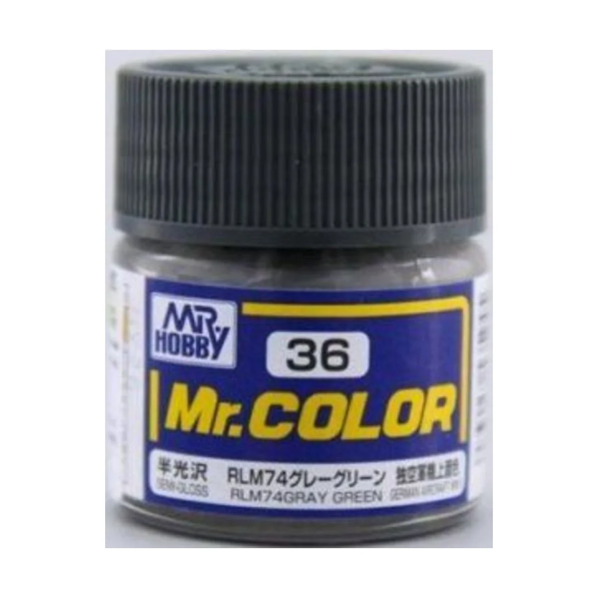 Mr Hobby -Gunze Mr. Color (10 ml) RLM74 Gray Green - Mr Hobby - Gun...
