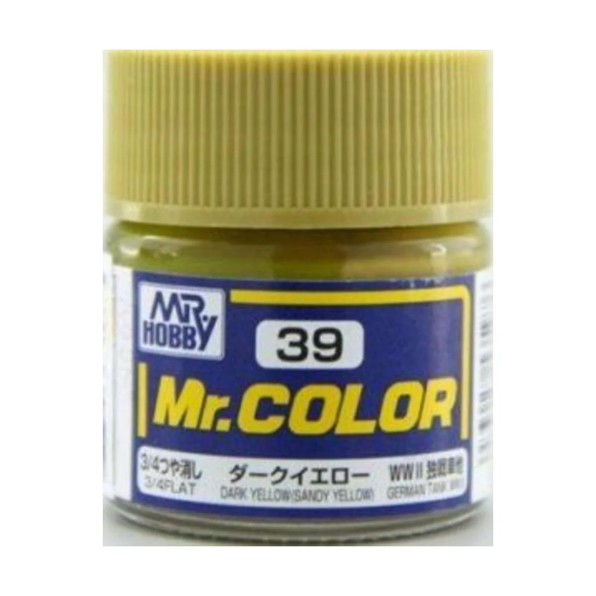 Mr Hobby -Gunze Mr. Color (10 ml) Dark Yellow (Sandy Yellow) - Mr H...