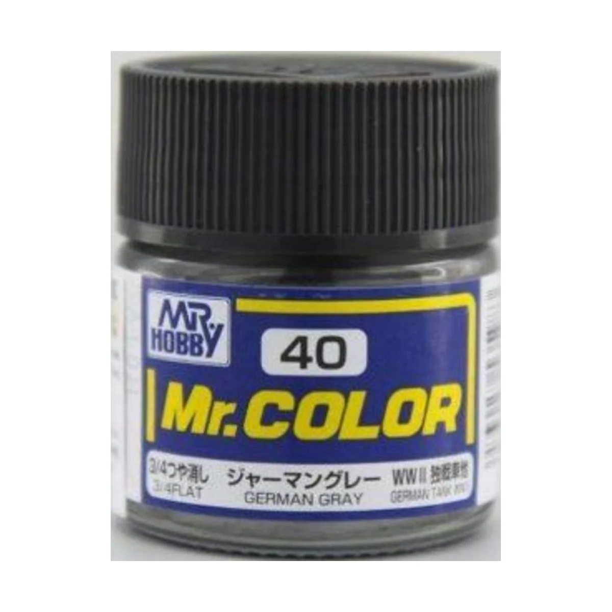 Mr Hobby -Gunze Mr. Color (10 ml) German Gray - Mr Hobby - Gunze C-040 Mr Hobby -Gunze Mr. Color (10 ml) German Gray - Mr Hobby - Gunze C-040
