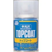 Mr Hobby -Gunze Mr. Top Coat Semi-Gloss Spray (86 ml) - Mr Hobby - ...