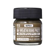 Mr Hobby -Gunze Weathering Paste Mud Brown 40ml - Mr Hobby - Gunze ...