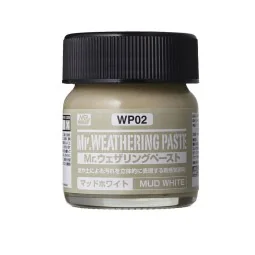 Mr Hobby -Gunze Weathering Paste Mud White 40ml - Mr Hobby - Gunze ...