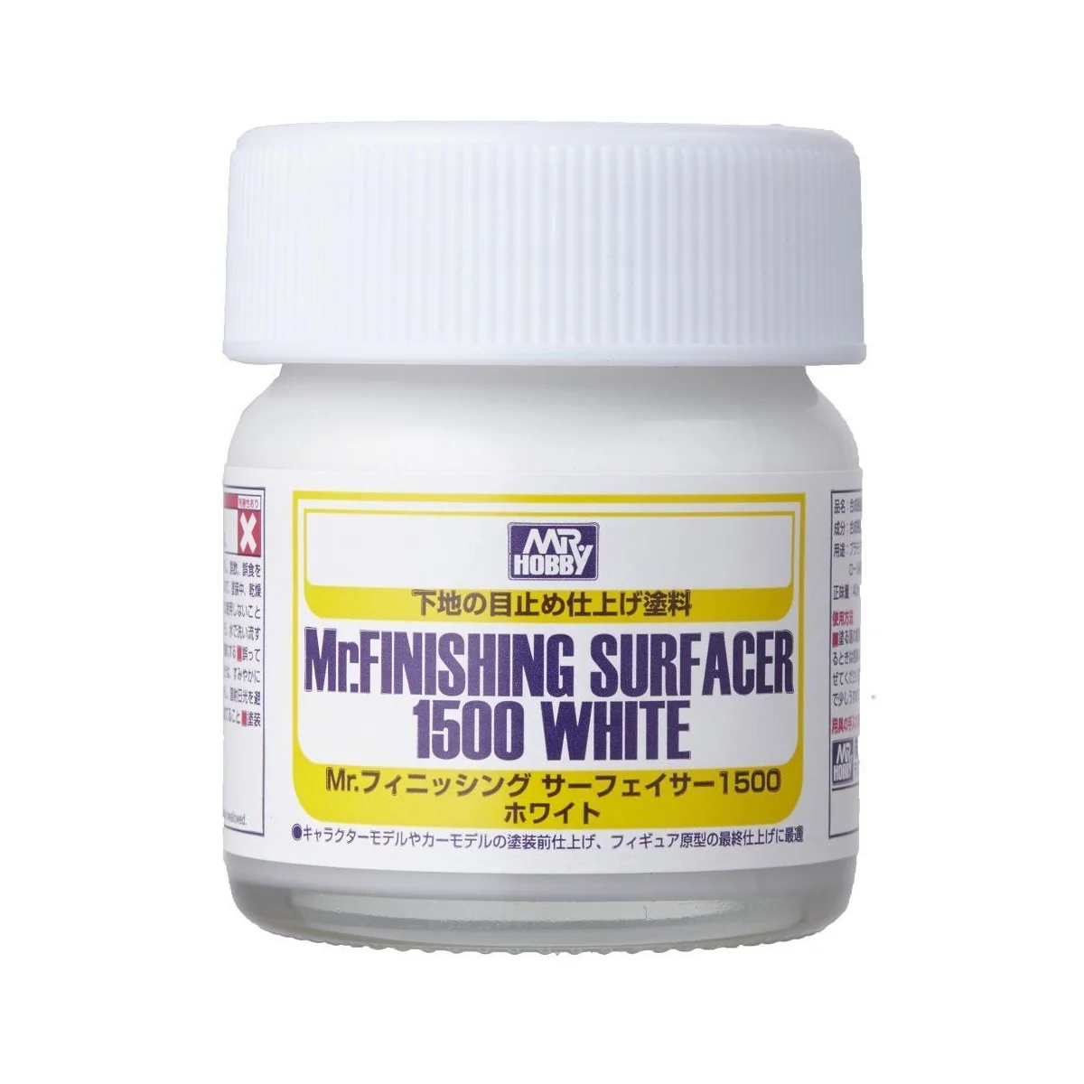Mr Hobby -Gunze Mr. Finishing Surfacer 1500 White (40ml) - Mr Hobby...
