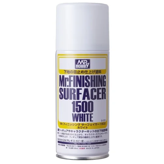 Mr Hobby -Gunze Mr. Finishing Surfacer 1500 White - Mr Hobby - Gunz...