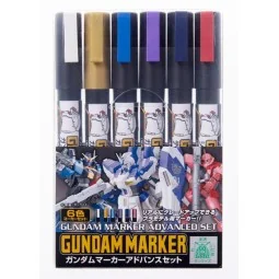 Gundam Marker Advanced Set - Mr Hobby - Gunze GMS-124