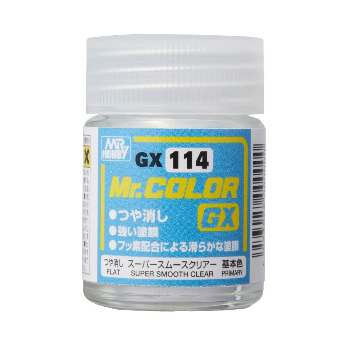 Mr Hobby -Gunze Mr. Color GX Super Smooth Clear Flat (18ml) - Mr Ho...
