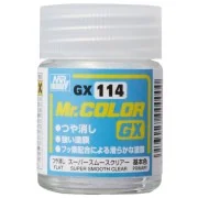 Mr Hobby -Gunze Mr. Color GX Super Smooth Clear Flat (18ml) - Mr Ho...