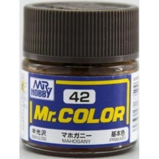 Mr Hobby -Gunze Mr. Color (10 ml) Mahogany - Mr Hobby - Gunze C-042