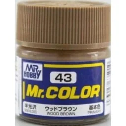Mr Hobby -Gunze Mr. Color (10 ml) Wood Brown - Mr Hobby - Gunze C-043