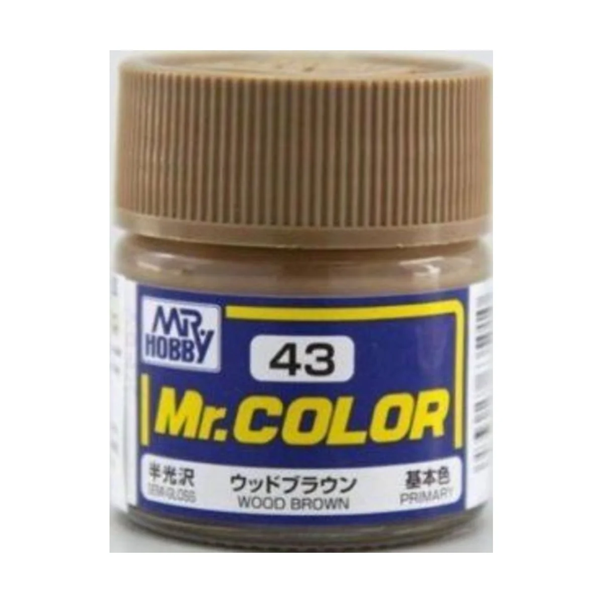 Mr Hobby -Gunze Mr. Color (10 ml) Wood Brown - Mr Hobby - Gunze C-043 Mr Hobby -Gunze Mr. Color (10 ml) Wood Brown - Mr Hobby - Gunze C-043