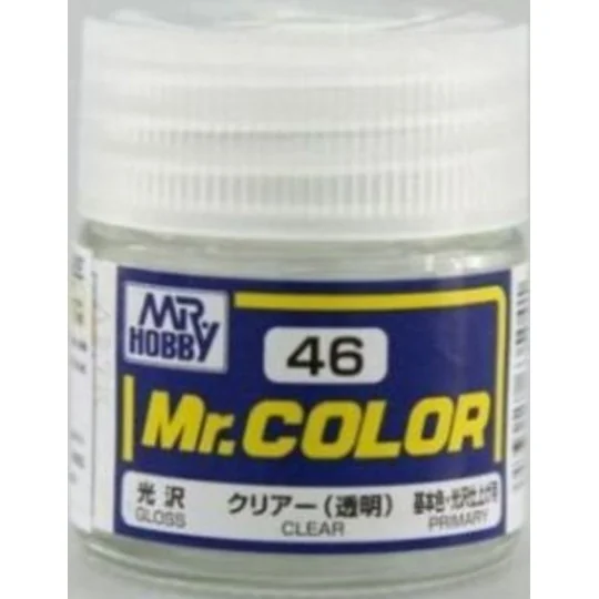 Mr Hobby -Gunze Mr. Color (10 ml) Clear - Mr Hobby - Gunze C-046