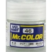 Mr Hobby -Gunze Mr. Color (10 ml) Clear - Mr Hobby - Gunze C-046