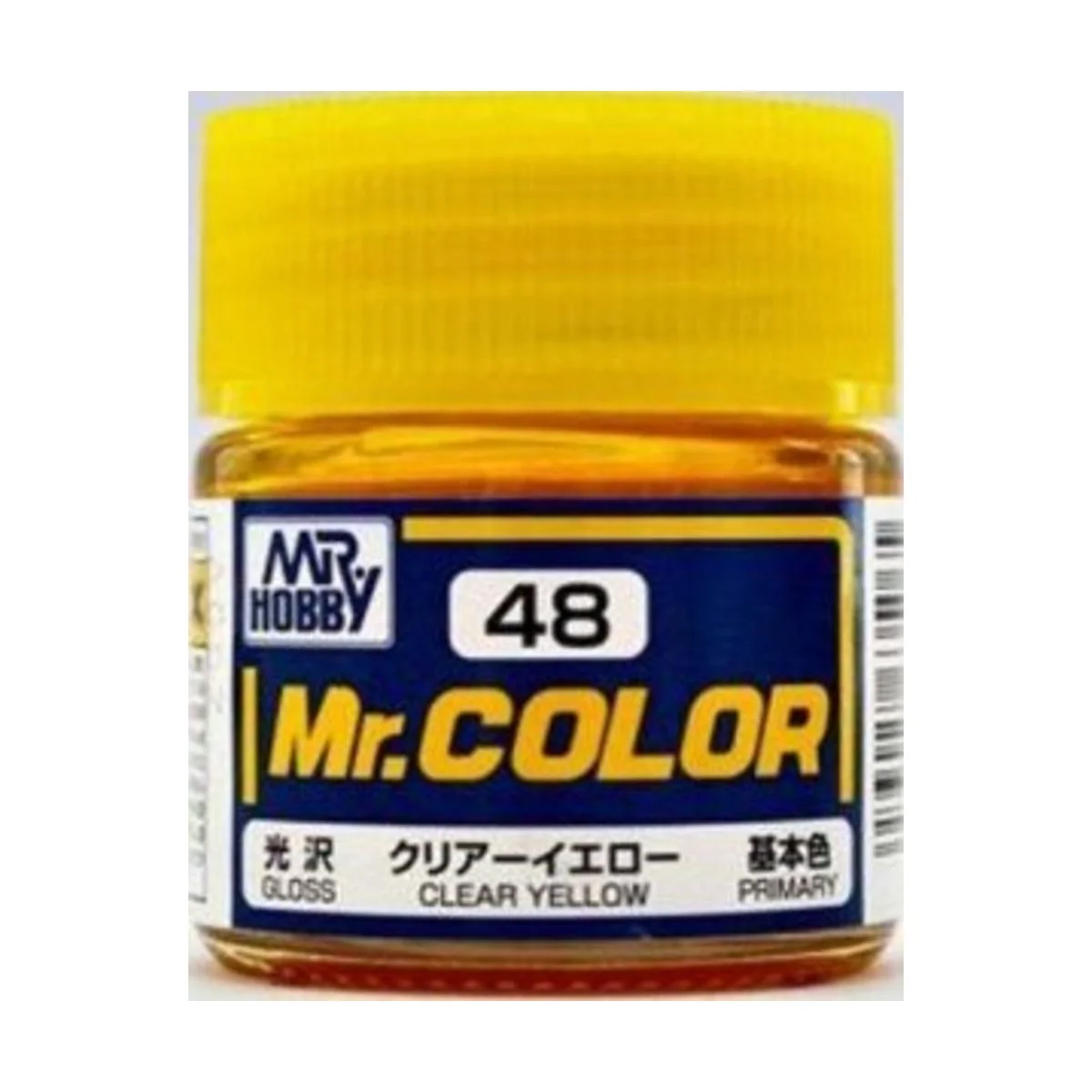 Mr Hobby -Gunze Mr. Color (10 ml) Clear Yellow - Mr Hobby - Gunze C...