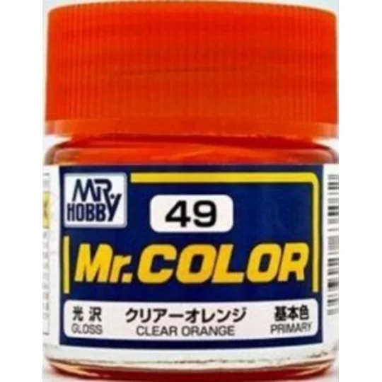 Mr Hobby -Gunze Mr. Color (10 ml) Clear Orange - Mr Hobby - Gunze C...