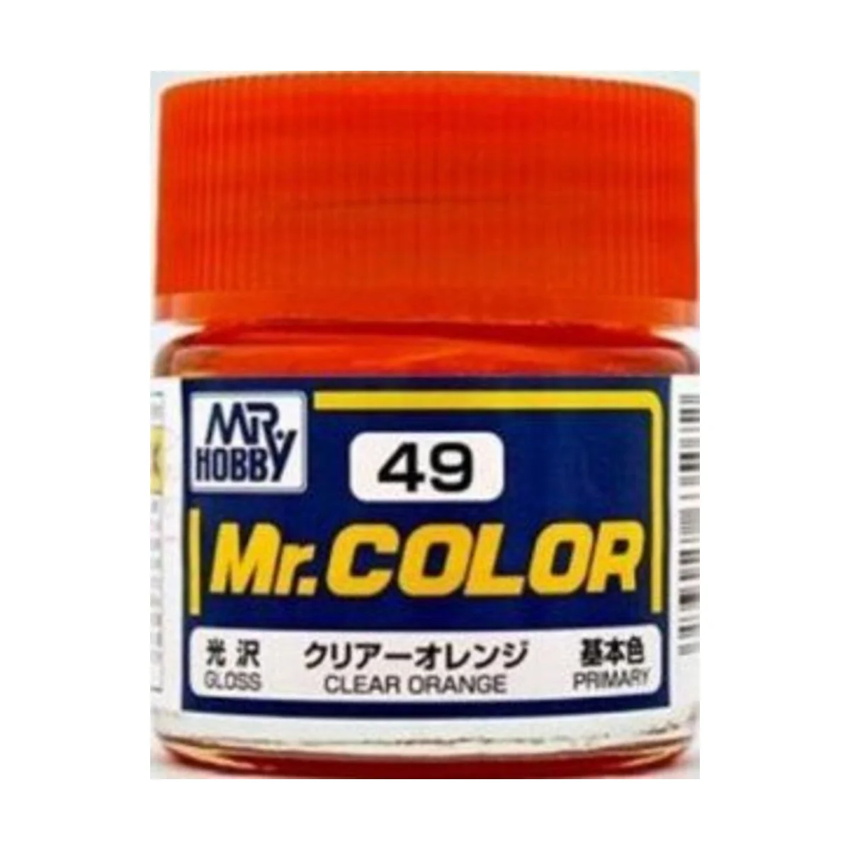 Mr Hobby -Gunze Mr. Color (10 ml) Clear Orange - Mr Hobby - Gunze C...